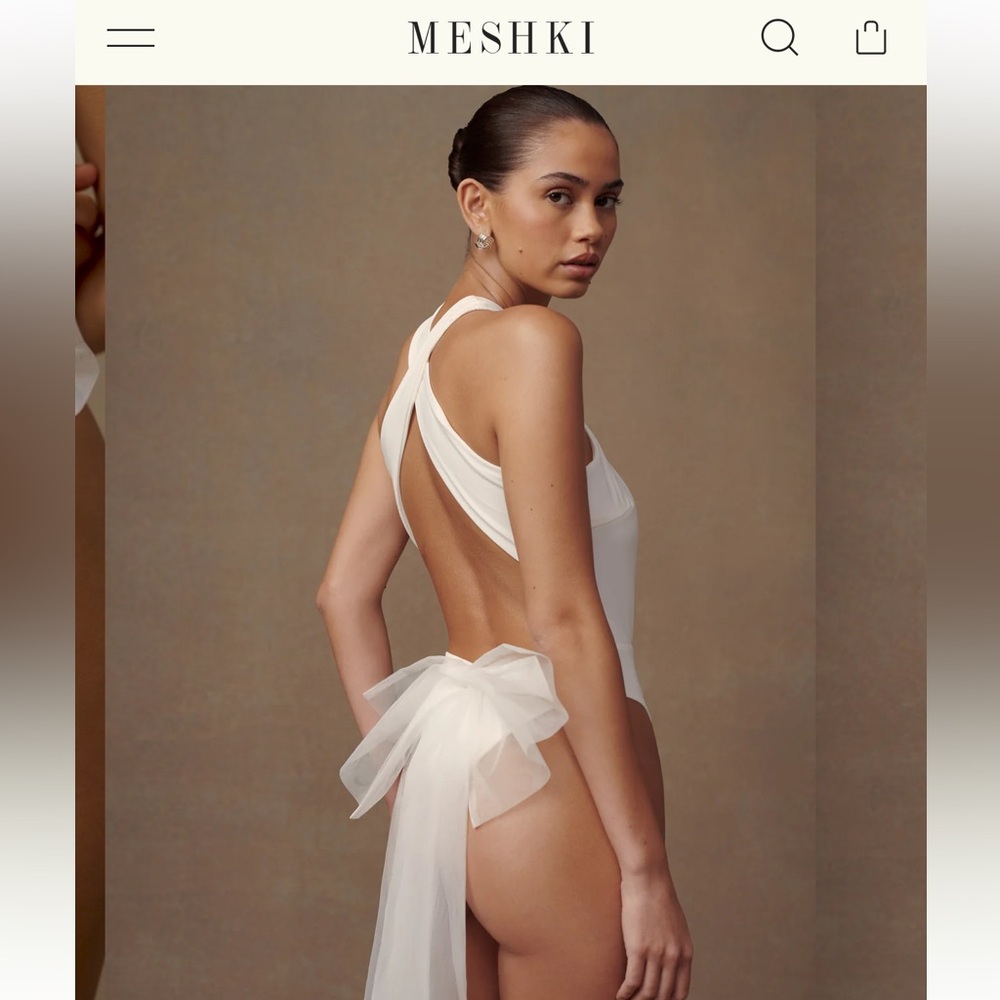 NWT wylla Tulle bow one piece